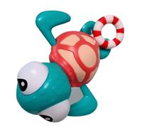 FUNOMOCYA Creative Plastic Sea Turtle Bath for Boy Girl Safe and Fun Cartoon Clockwork Animal Bathing for Water Play and Bath Entertainment