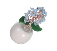 FUNOMOCYA Crystal Tree Ornament Elegant Amethyst Tabletop Decor for Home Office Unique Potted Bonsai Statue Stylish present for Friends Housewarming Craftsmanship