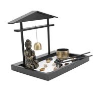 FUNOMOCYA Decorative Zen Sandbox Micro Landscape Ornament for Home Office Elegant Resin Zen Decor for Sand Table for Meditation Relaxation for Friends Family