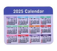 FUNOMOCYA Desk Mat Integrated Calendar Large Mouse Pad Black Office Mouse Pad Keyboard Mat