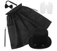FUNOMOCYA Detective Costume Accessories Lightweight Bowtie Hat for Boys Cosplay Role Play Party Dress Up with Realistic Design and Comfortable Fit