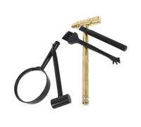 FUNOMOCYA Dig Kit Archaeological Excavation with Tools Including Metal Hammer Brush Magnifier for Pretend Play and Teamwork Activities