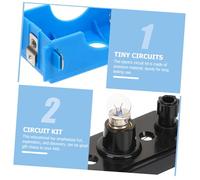 FUNOMOCYA DIY Circuit Experiment Kit for Educational Electrical Science Tools with Bulb Switch and Wires School Physics Learning for Series Parallel Circuits