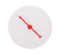 FUNOMOCYA DIY Lottery Prize Wheel Desktop Game Turntable Blank Writable Plastic Draw Game for Party School Carnival Wedding Birthday Fun and Interactive Activities