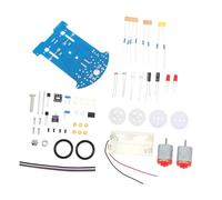 FUNOMOCYA DIY Smart Robot Car Kit for Stem Educational Science Electronic Circuit Building for Boys and Easy Assembly Line Following Car for Learning and Fun Random Color