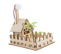 FUNOMOCYA DIY Solar Lamp Assembly Kit for Educational Physics Experiment Solar Powered Garden Light Science Project for Home Learning and Outdoor Decoration