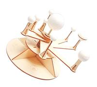 FUNOMOCYA DIY Solar System Model Kit for Planet Wooden Puzzle for Hands Creative Space Decor Educational Solar System