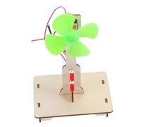 FUNOMOCYA DIY Wind Generator Model for Science Experiment Stem Educational Kit for Handmade Dynamo Teaching Tool to Enhance Observation and Thinking Skills