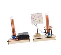 FUNOMOCYA DIY Wireless Power Transmission Lamp Kit Stem Educational Science for Students Wireless Electric Circuit Assembly with User-friendly Instructions Enhances Critical Thinking and