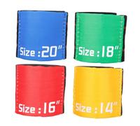 FUNOMOCYA Drum Cymbal Mute Circles for Noise Reduction and Hearing Protection 4pcs Set Made of Polyester Random Color for Drum Practice at Home