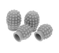 FUNOMOCYA Drum Stick Protective Cover 4pcs Drumstick Mute Tips Silicone Drumstick Tips for Quiet Practice