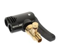 FUNOMOCYA Dual Purpose Clip Tire Connector for Car Motorcycle Bicycle Portable Inflator Chuck Brass Lock Pump Adapter with Quick Clip Design for Standard Valve Cores