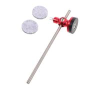 FUNOMOCYA Dual-sided Drum Pedal Beater Hammer Head Lightweight Aluminum Alloy Bass Foot Hammer for Jazz Drum Versatile Percussion Accessory for Professional Performance and Practice Red