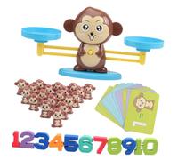 FUNOMOCYA Educational Arithmetic Balance Monkey Design Early Learning Addition and Subtraction Math Game Stem for Fine Motor Skills and Interactive Play Development