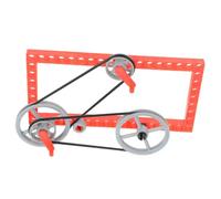 FUNOMOCYA Educational DIY Gear Pulley Model Kit for Handmade Bike Rotation Science for Stem Learning and Cognitive Development Safe and Smooth Touch