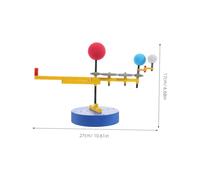 FUNOMOCYA Educational Sun Earth Moon Model Kit for DIY Solar System Science for Elementary Astronomy Experiment Tool Hands Assembly for Creative Exploration