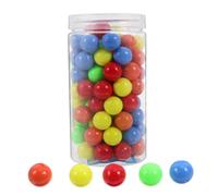FUNOMOCYA Educational Toys Learning, for Elementary School Students 15mm, 100pcs Small Plastic Counting Balls Teaching Math Concepts and Probability Solid Colored Balls