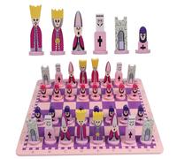 FUNOMOCYA Educational Travel Chess Set with Board for Adults Portable Chessboard Enhances Thinking Skills and Imagination for Boys