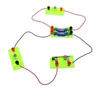 FUNOMOCYA Electric Circuit Kit for Stem Educational Physics Experiment Model Set with Light Bulb Series and Parallel Circuits Safe Electronic Science for Boys