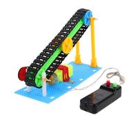 FUNOMOCYA Electric Conveyor Belt Stem DIY Science Kit for Boys and Educational Electronic Learning for Ages with Safe Efficient Labor Automation and Adaptable Design