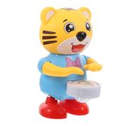 FUNOMOCYA Electric Dancing Drum Tiger Robot Musical for Boy Girl and Singing and Moving Interactive Early Learning Gift with Material and Flexible Joints Random Color