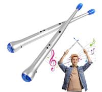 FUNOMOCYA Electric Drumsticks with LED Lights for Pair of Abs Air Drum Sticks Musical Early Music Learning Instrument for Boys and Interactive Sound and Rhythm Play