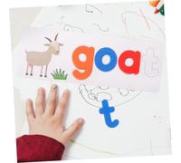 FUNOMOCYA English Letter Matching Educational for Early Learning Color Recognition Logical Thinking Development Preschool Matching Game