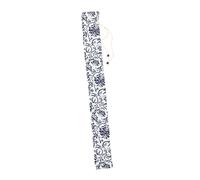 FUNOMOCYA Ethnic Style Adjustable Flute Dust Cover Bag Gold Print, Blue and White Porcelain Protective Storage Pouch for Flute and Xiao, Instrument Carrying Case for Music Practice and Travel