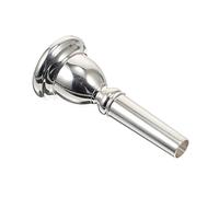 FUNOMOCYA Euphonium and Mouthpiece Plated Silver Copper Portable Design Instrument Part with Beautiful Appearance Sturdy for Concerts and Outdoor Dinners