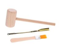 FUNOMOCYA Excavation Tool Kit Pretend Play Digging with Wooden Hammer Brush Luoyang Educational Archaeological Dinosaur Fossil Dig for Develop Creativity and Skills
