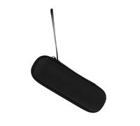 FUNOMOCYA Extended Black Dictionary Translation Pen Case Stationery Holder with Zipper Protective Pen Organizer Bag for Office Students and Travel Lightweight and Drop-Resistant Storage