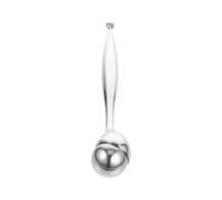 FUNOMOCYA Eye Massage Roller Cooling Metal Tool for Reducing Puffiness Dark Circles 1pc Silver Adults