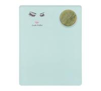 FUNOMOCYA Eyelash Extension Acrylic Pallet Holder Lash Grafting Tray 2-in-1 with Stone, Easy to Carry Sturdy Eyelash Glue and Lash Strip Organizer for Home and Salon Use