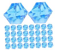 FUNOMOCYA Fake Ice Cubes High Simulation Effect with Irregular Shape Acrylic 450pcs Sturdy and Not Easy to Deform and Lightweight Design, for Pictures and Decorative Purposes