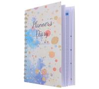 FUNOMOCYA Financial Ledger Book Spiral Bound Undated Budget Planner for Personal Finance Tracking with Smooth Paper and Sturdy Cover Versatile Notebook for Office and Daily Expense