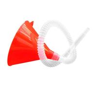 FUNOMOCYA Flexible Funnel Pp Pe Material 130mm Red Gasoline Funnel for Car End Pipes