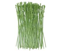 FUNOMOCYA Floral Wire Stem for Creating Artificial Plants - Plant Wire Stems for Flower Making - Green Artificial Flower Stems for Wedding Bouquets