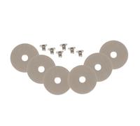 FUNOMOCYA Flute Screws Fixing Set with Stainless Steel Washers for Flutist, Convenient and Stable Fixing Effect, Flute Repair Tool Accessories in Silver