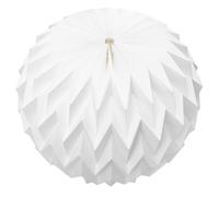 FUNOMOCYA Foldable Paper Lampshade Hanging Lamp Lampshade with Origami Lantern Design, White Paper Material, Simple Fashion Style for Home Decor and Housewarming Use