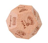 FUNOMOCYA Food Decision Dice Kitchen Gadget for Dinner Choices Party Fun Creative Meal Selector Without Batteries