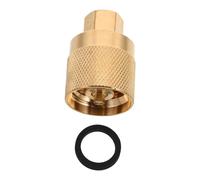 FUNOMOCYA Forklift Lpg Female Connector with Gasket Quick Connect Propane Tank Adapter Compatible with Rego Ref Safety Valve Fitting for Industrial Forklift Gas Systems Easy Installation
