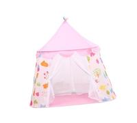 FUNOMOCYA Game Tent for Cartoon Animal World Pink Playhouse with Mosquito Net High-grade Material Sweet Comfortable Night Shelter for Indoor Outdoor Fun
