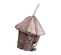 FUNOMOCYA Garden Stakes Bird House Kit Wooden Birdhouse Perch Stand Birds Supplies Birthday