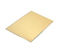 FUNOMOCYA Golden Mirror Scratch Plate Material Sheet for Acoustic Guitar 44 x 29cm Self-adhesive Blank Guitar Material