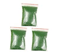 FUNOMOCYA Green Sponge Tree Powder Fake Grass Powder for Crafts Sturdy Wear Resistant Material Miniature Gardening Diy Sand Table Decoration 3 Bags Approx 2oz