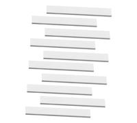 FUNOMOCYA Guitar Accessories Beef Bone Nut Acoustic Guitar Nut Replacement 80 * 11 * 3mm 10 Pieces