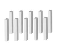 FUNOMOCYA Guitar Bone Blanks 10pcs 60x10x7mm Beef Bone Material Nut Replacement Kit for Bass Acoustic Classical Electric Guitar