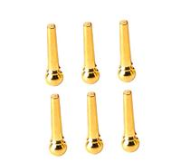 FUNOMOCYA Guitar Bridge String Studs Pcs Brass Guitar Bridge Pins Strengthen Volume Sweep Picking