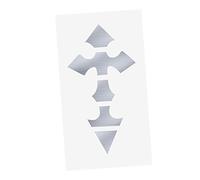 FUNOMOCYA Guitar Fingerboard Stickers Durable Fretboard Inlay Decals for Easy Application and Removal Reusable Cross Style Stickers for Guitars and Bass No Residue Left behind