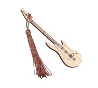 FUNOMOCYA Guitar Shape Bamboo Bookmark, Eco-Friendly Bamboo Page-Marker for Books, Creative Decoration Bookmark for Reading, Office, School, and Library Use